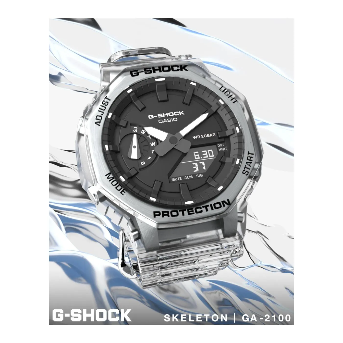 GA-2100 Heren Horloge GA-2100SKE-7AER