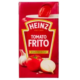 Heinz Tomato frito, tomatenblokjes of gezeefde tomaten
