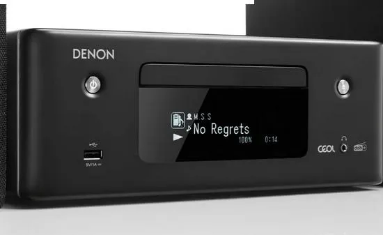 Denon RCD-N11DABBKE2 zwart stereo-receiver met ingebouwde CD Speler