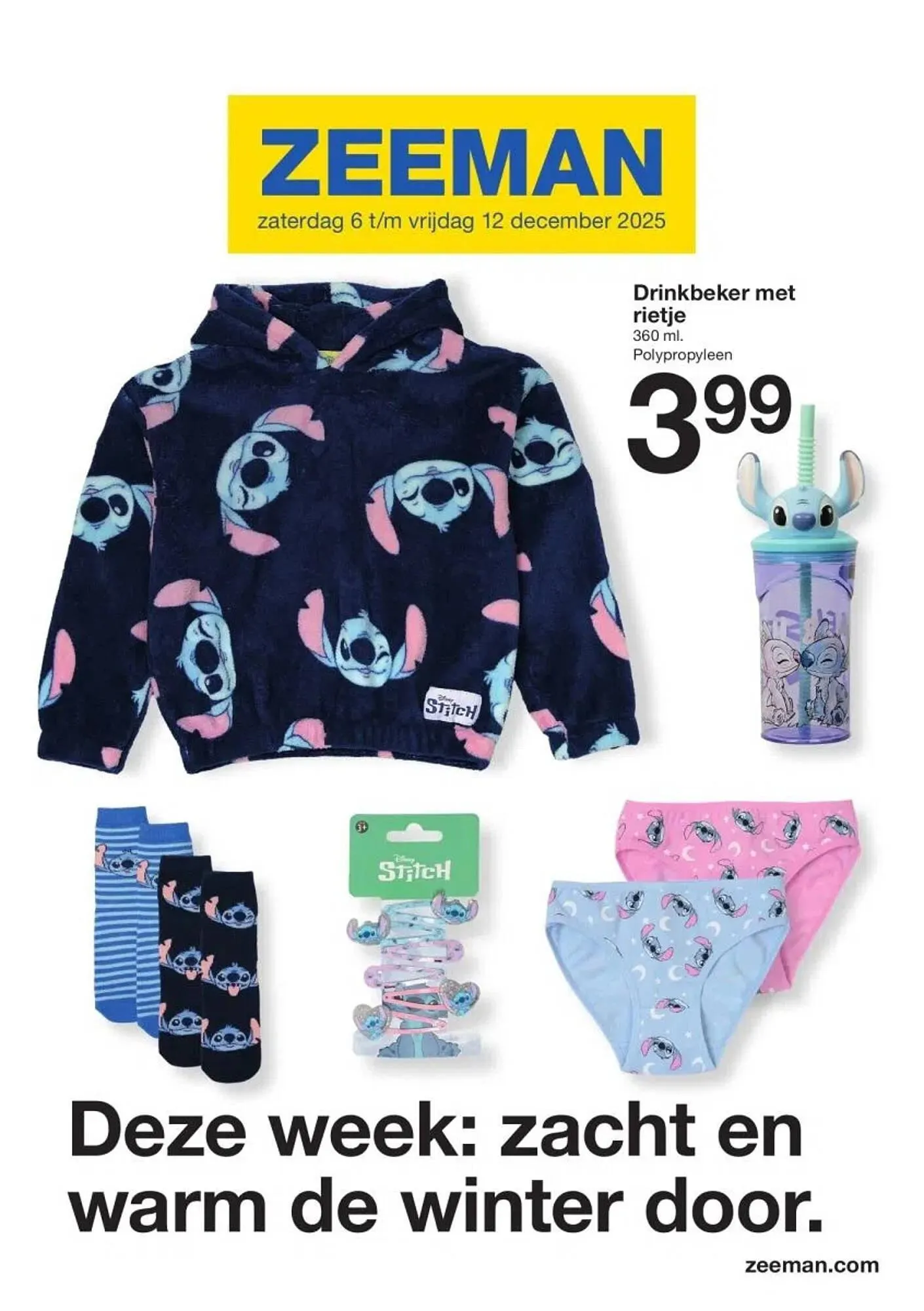 Zeeman folder van 6 december tot 12 december 2025 - Folder pagina 1