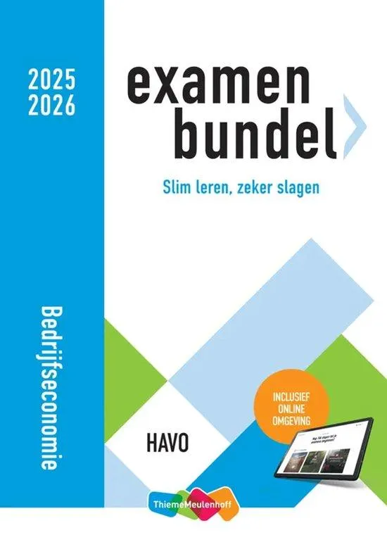 Examenbundel online + boek havo Bedrijfseconomie 2025/2026