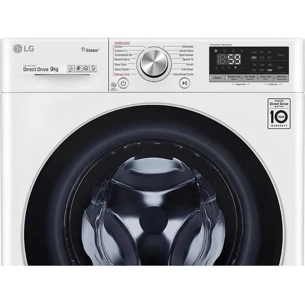 LG F4V909P2E wasmachine 9 kg TurboWash 360 Steam