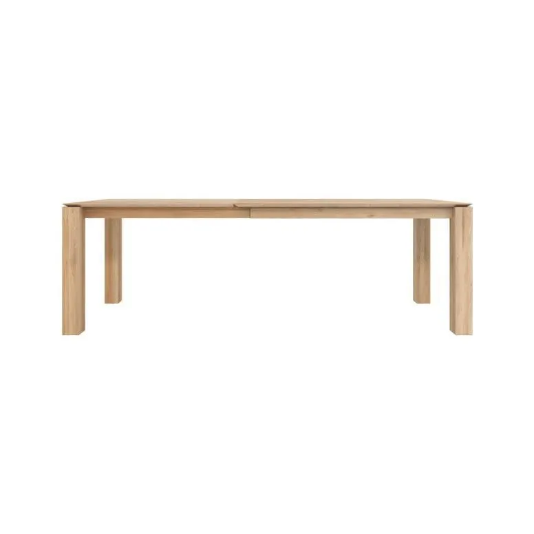 Oak Slice Uitschuifbare tafel 160 cm/240 cm x 90 x 77 cm