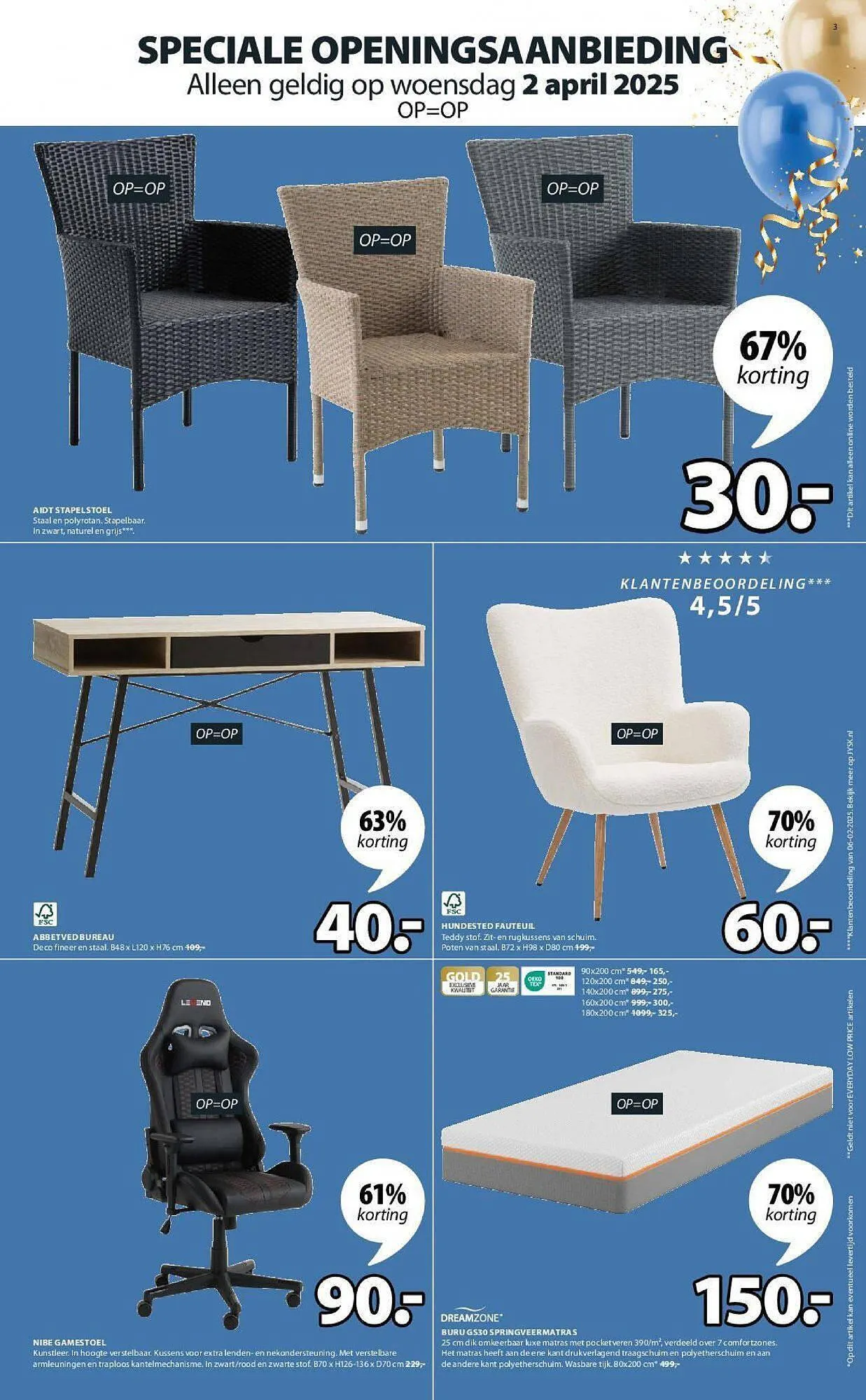 Jysk folder van 23 maart tot 6 april 2025 - Folder pagina 3