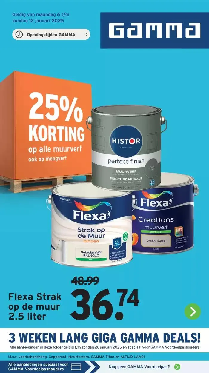 Folder Gamma van 6 januari tot 12 januari 2025 - Folder pagina 1