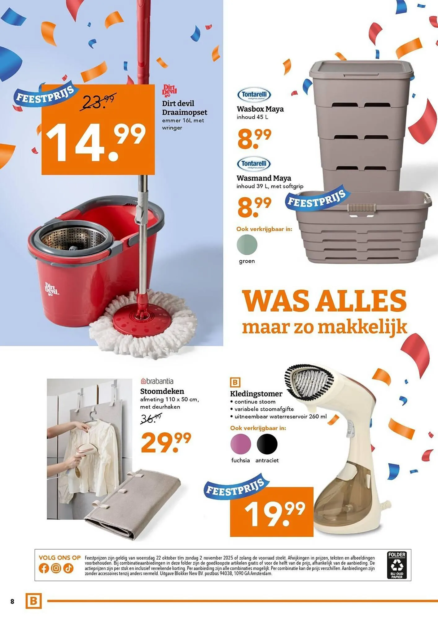 Blokker folder van 22 oktober tot 2 november 2025 - Folder pagina 8