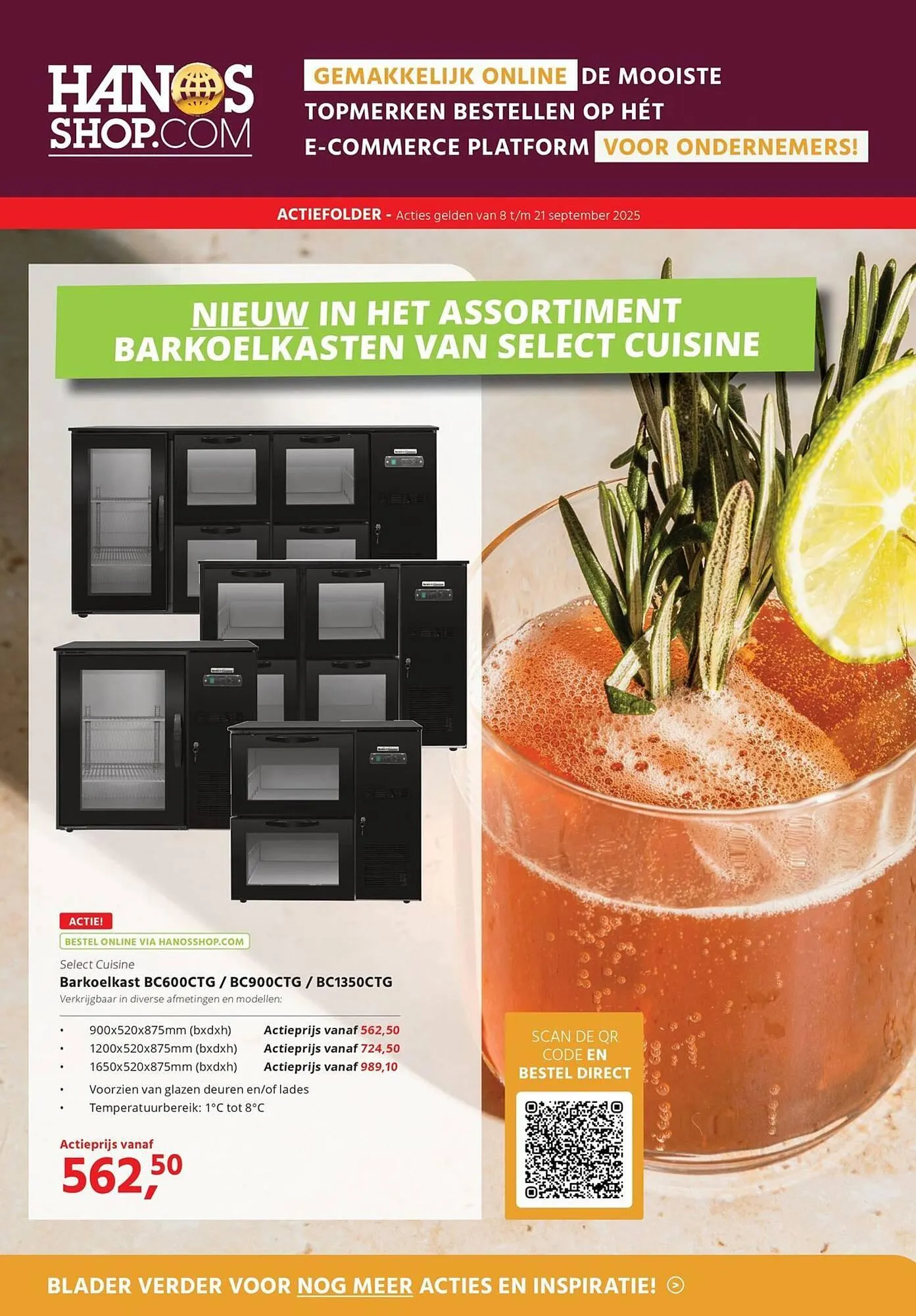 HANOS folder van 8 september tot 21 september 2025 - Folder pagina 1