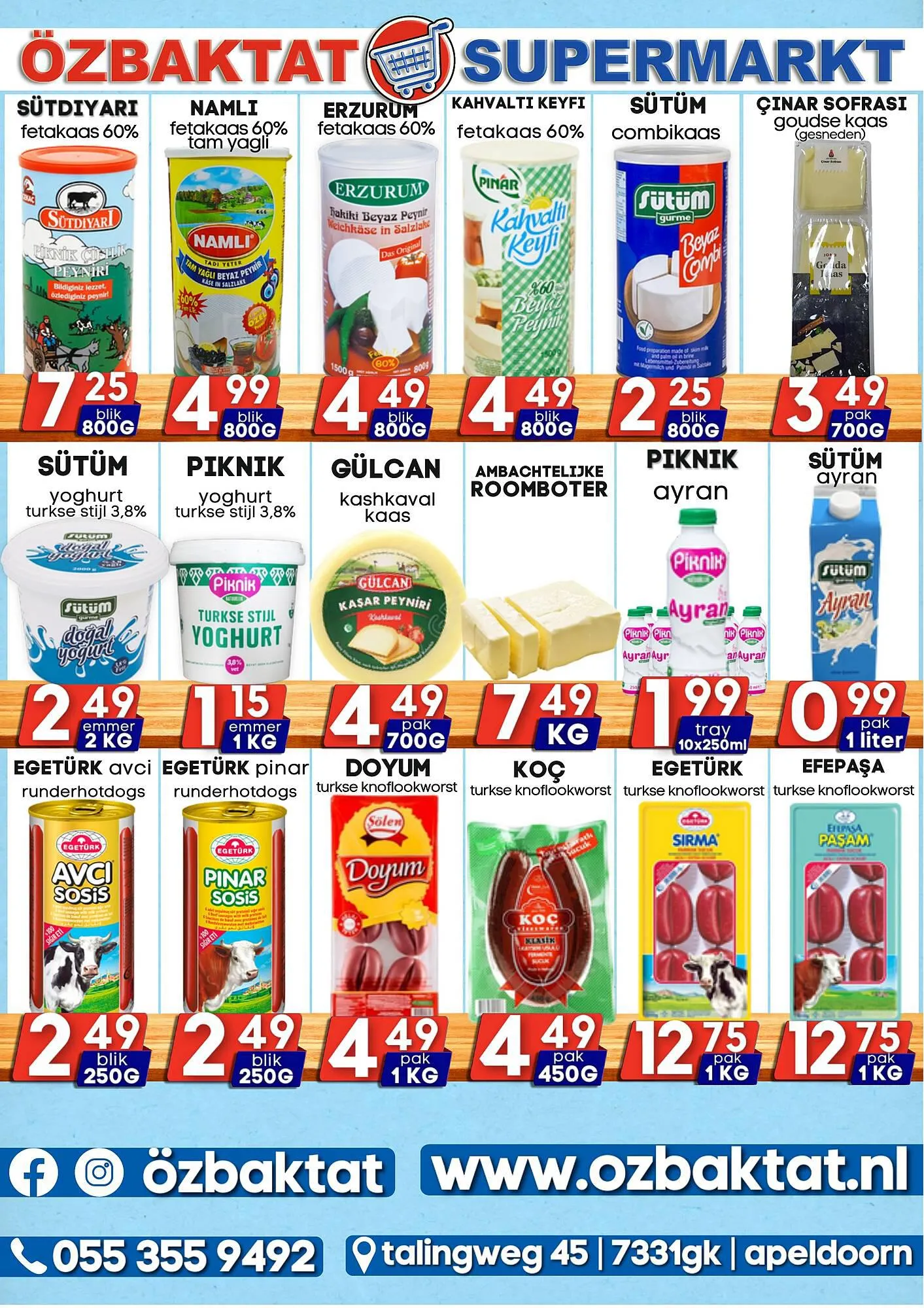 Özbaktat Supermarkt folder - 1