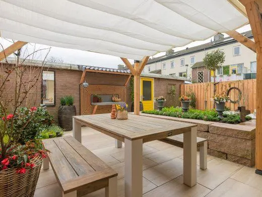 ROUGH-S/ROUGH-X 180cm dining tuinset met bank 4-delig stapelbaar