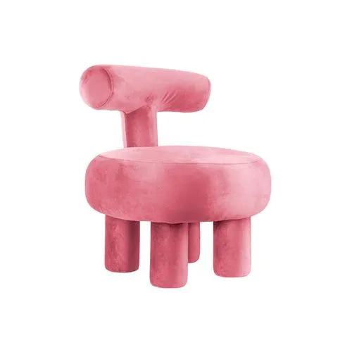 Leitmotiv stoel Abrazo - roze - 58x58x67cm