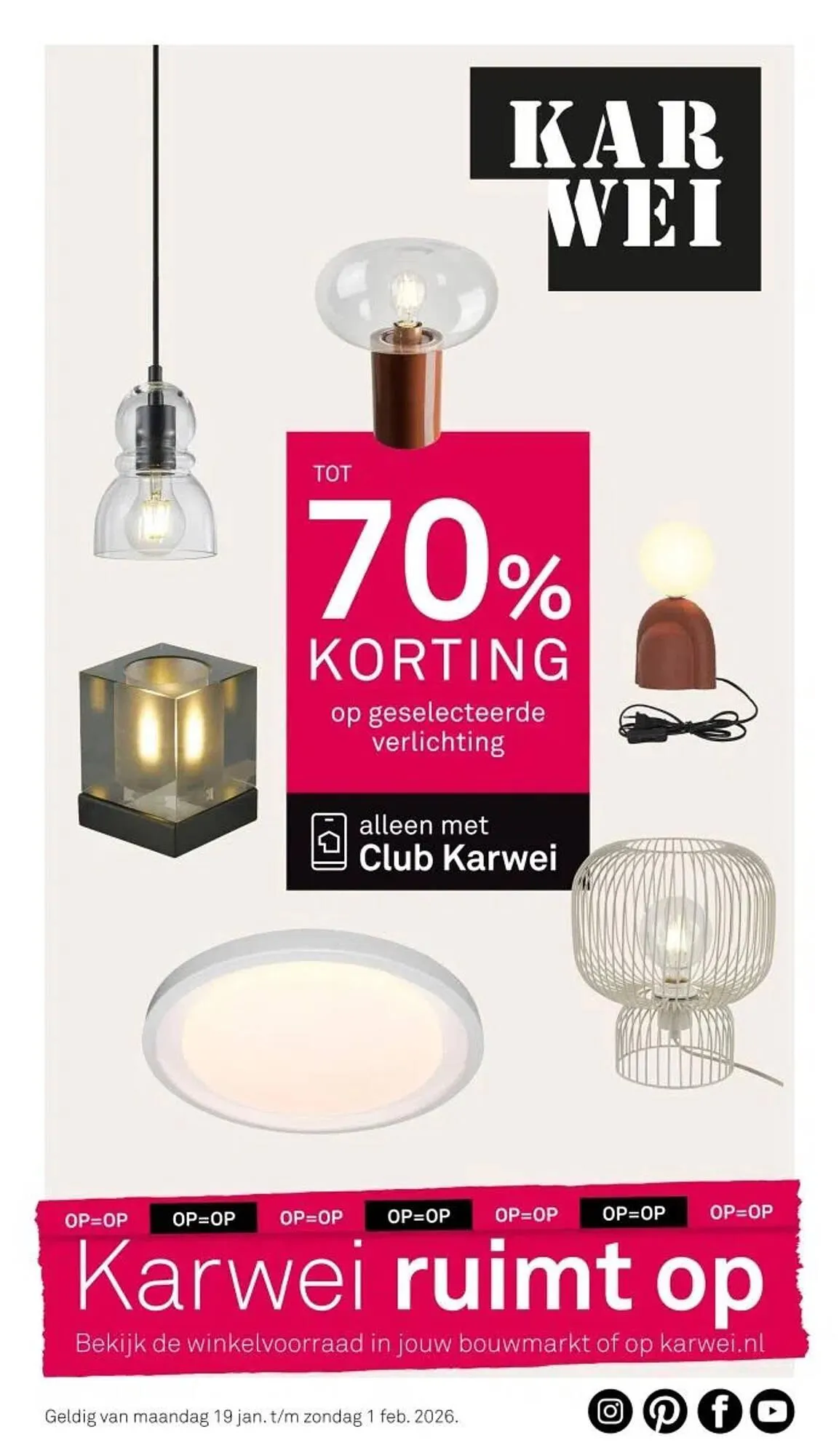 Karwei folder van 19 januari tot 25 januari 2026 - Folder pagina 1