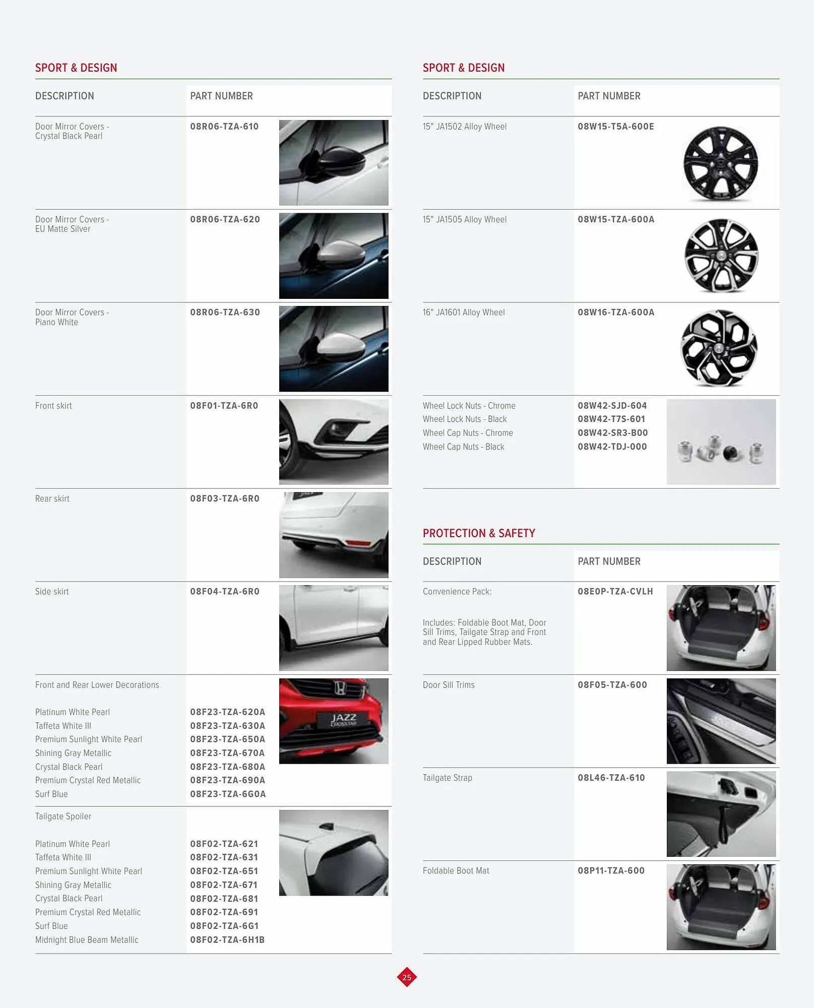 Honda jazz accessoires folder van 22 maart tot 22 maart 2024 - Folder pagina 26