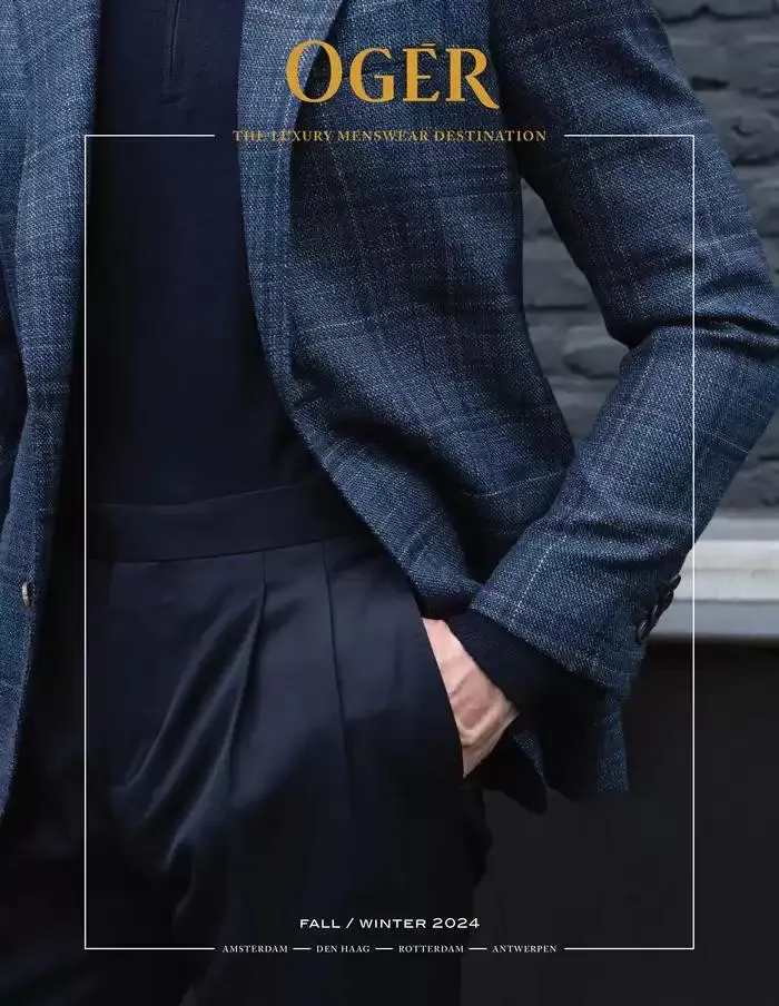 The lexury menswear destination van 17 oktober tot 31 december 2024 - Folder pagina 1