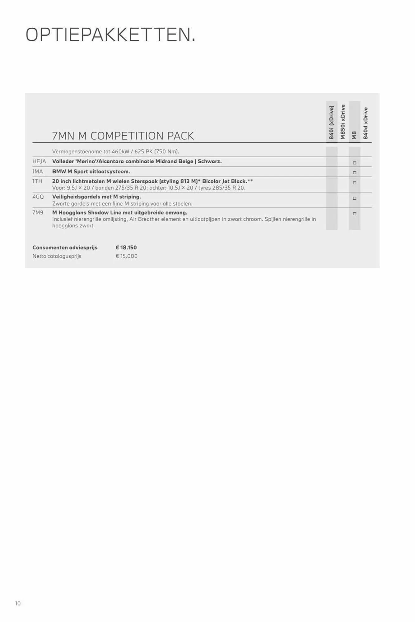 BMW folder - 8 Serie van 31 oktober tot 31 oktober 2023 - Folder pagina 10