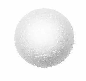 Piepschuim bal - 10 cm