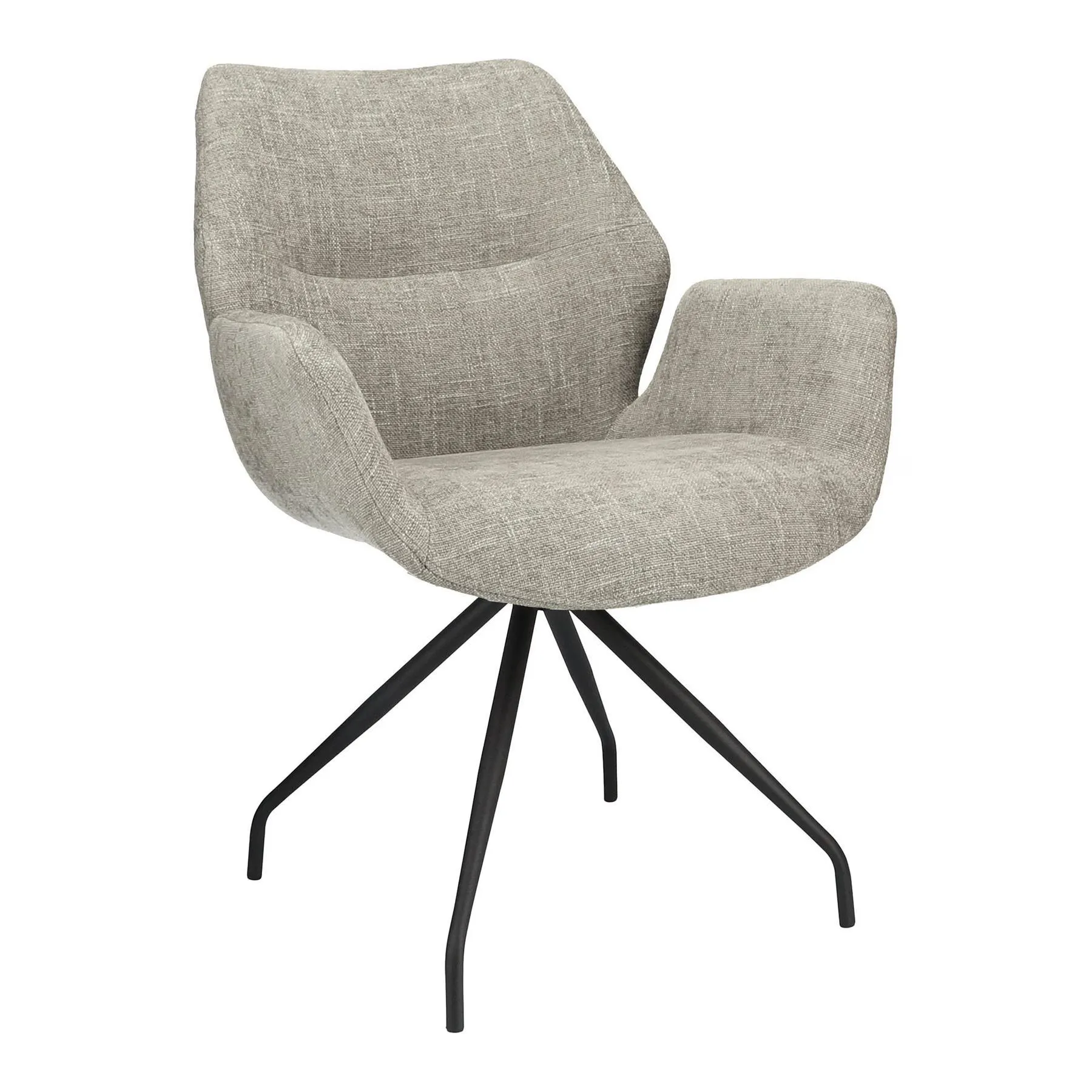 by fonQ Cas Eetkamerstoel - Polyester - Taupe