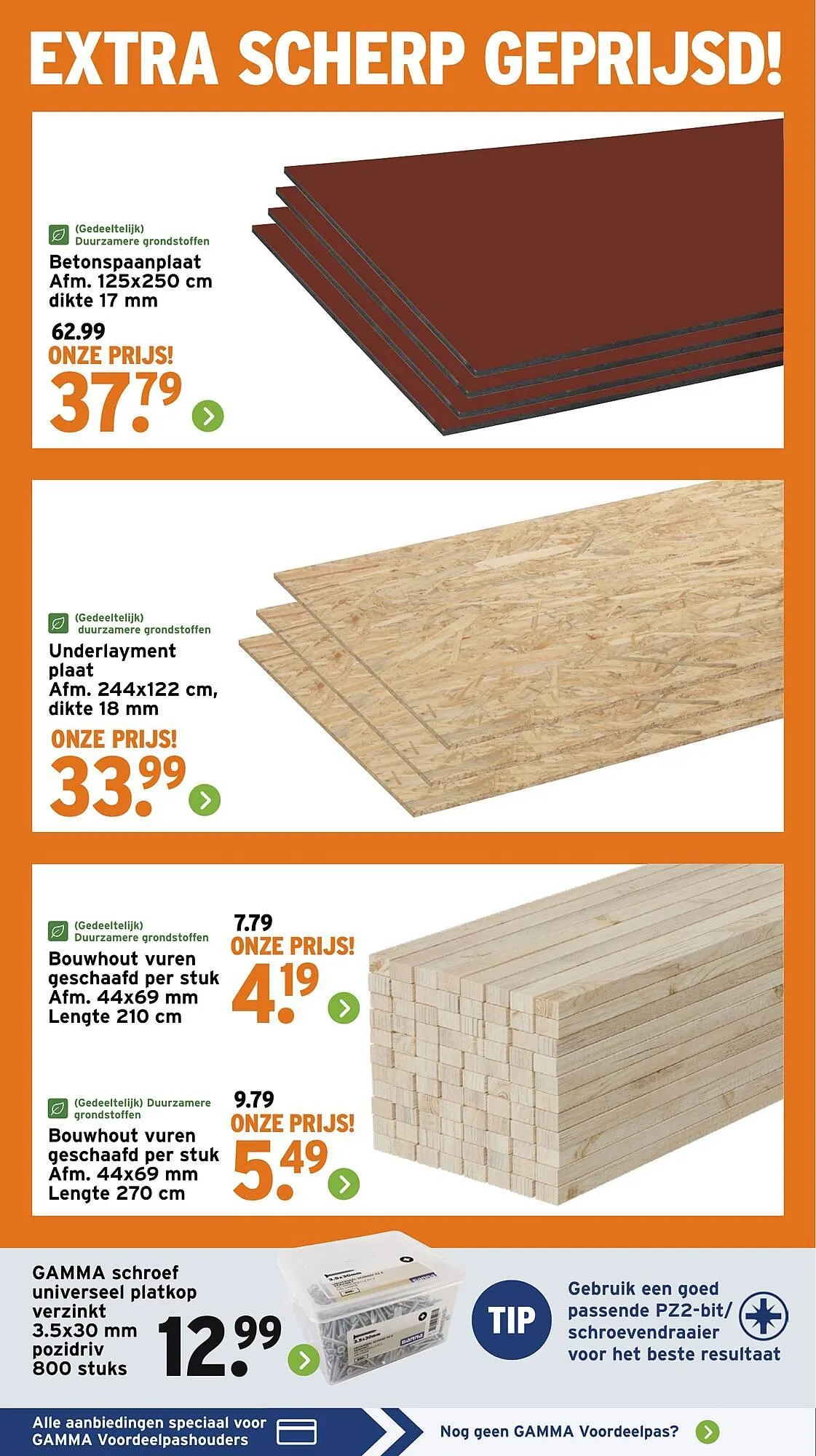 GAMMA folder van 9 maart tot 15 maart 2026 - Folder pagina 32