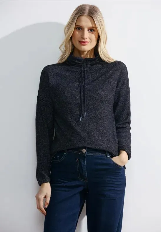 Shirt met grote kraag