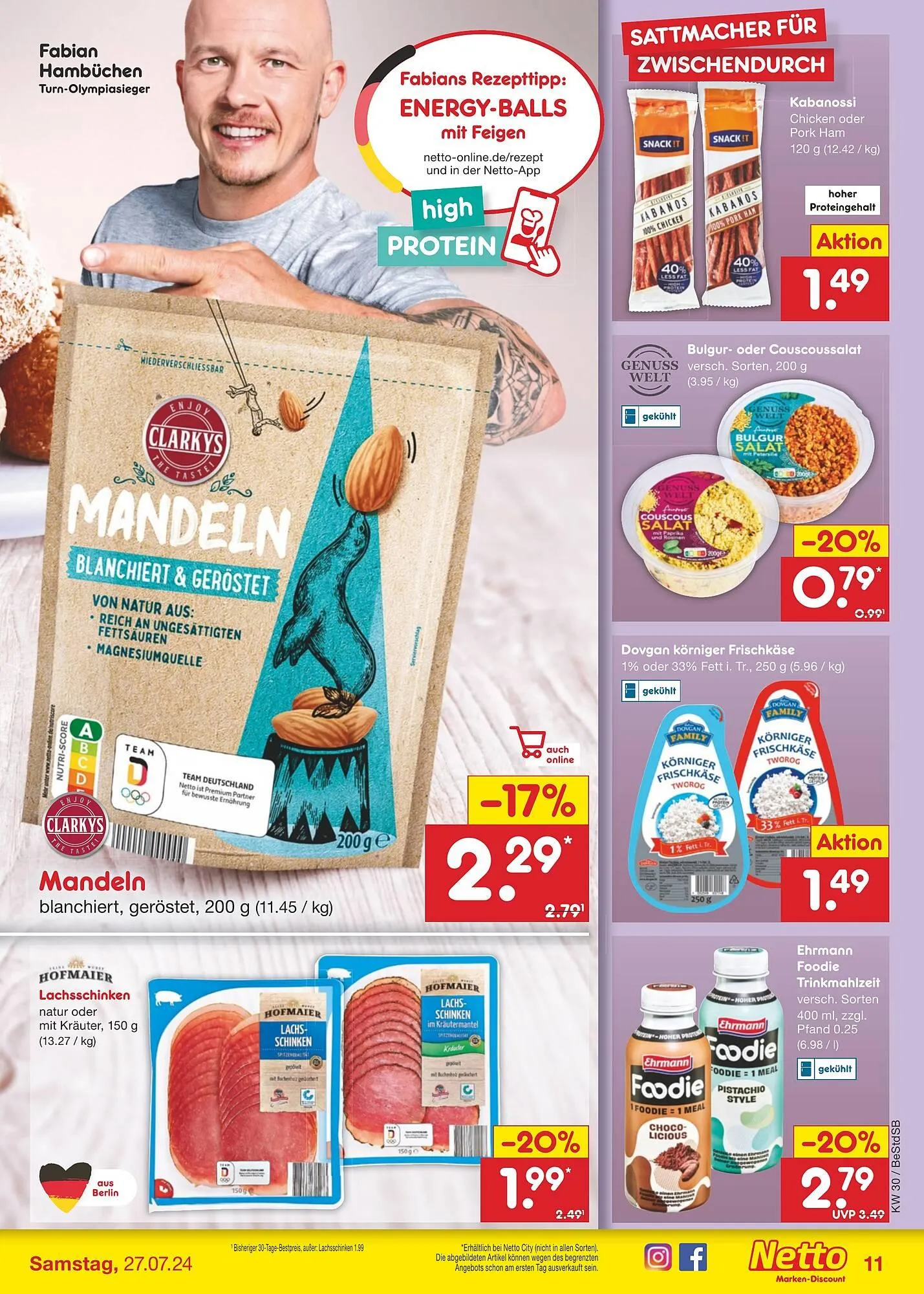 Netto Marken-Discount DE folder van 22 juli tot 27 juli 2024 - Folder pagina 11