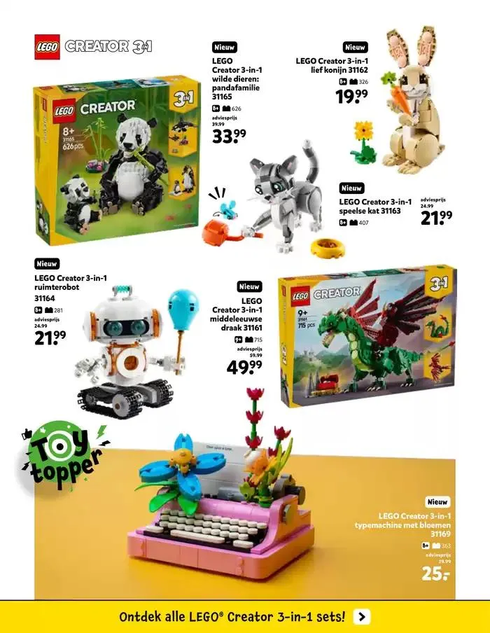 Intertoys LEGO folder januari 2025 van 10 januari tot 17 januari 2025 - Folder pagina 8