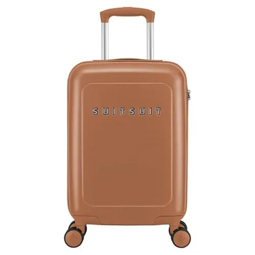 Suitsuit Harde Handbagage Koffer / Trolley / Reiskoffer 55x36x21 cm Natura Bruin
