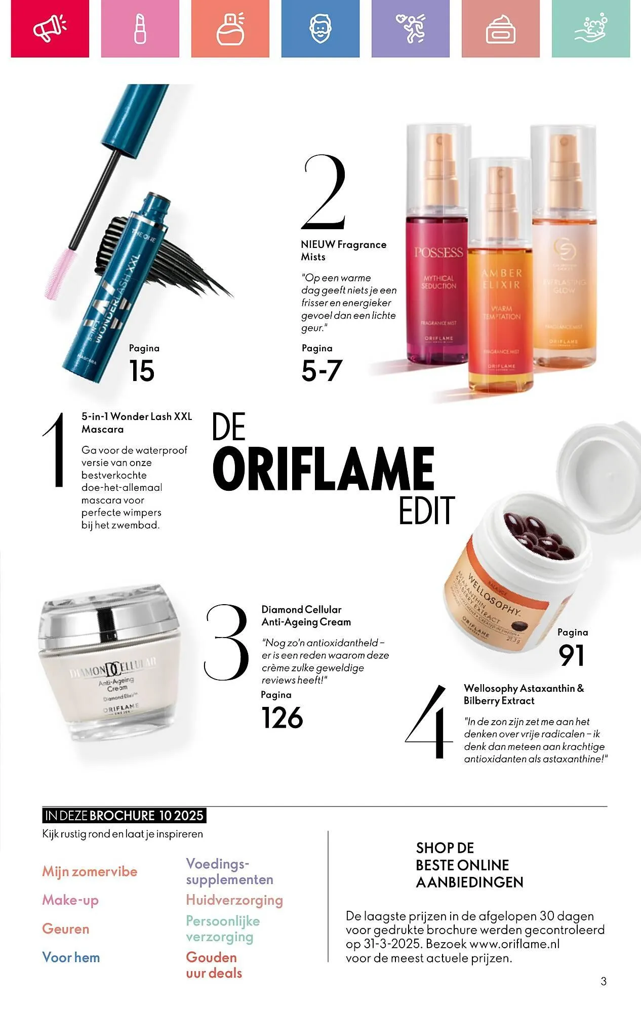 Oriflame folder van 13 juli tot 2 augustus 2025 - Folder pagina 3