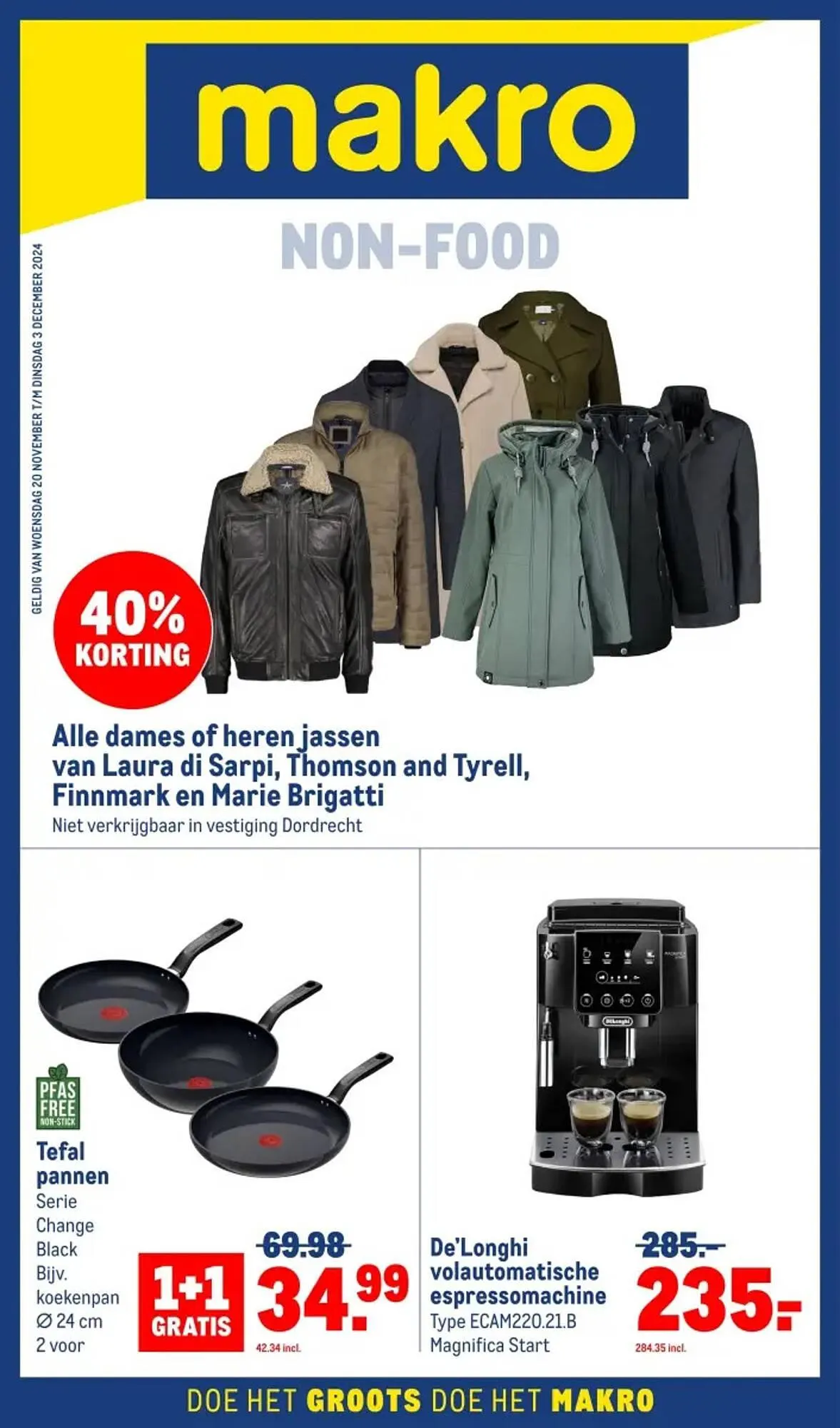 Makro folder van 20 november tot 3 december 2024 - Folder pagina 1