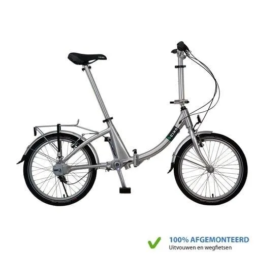 Beixo Vouwfiets Compact Lage Instap met cardanas Zilver