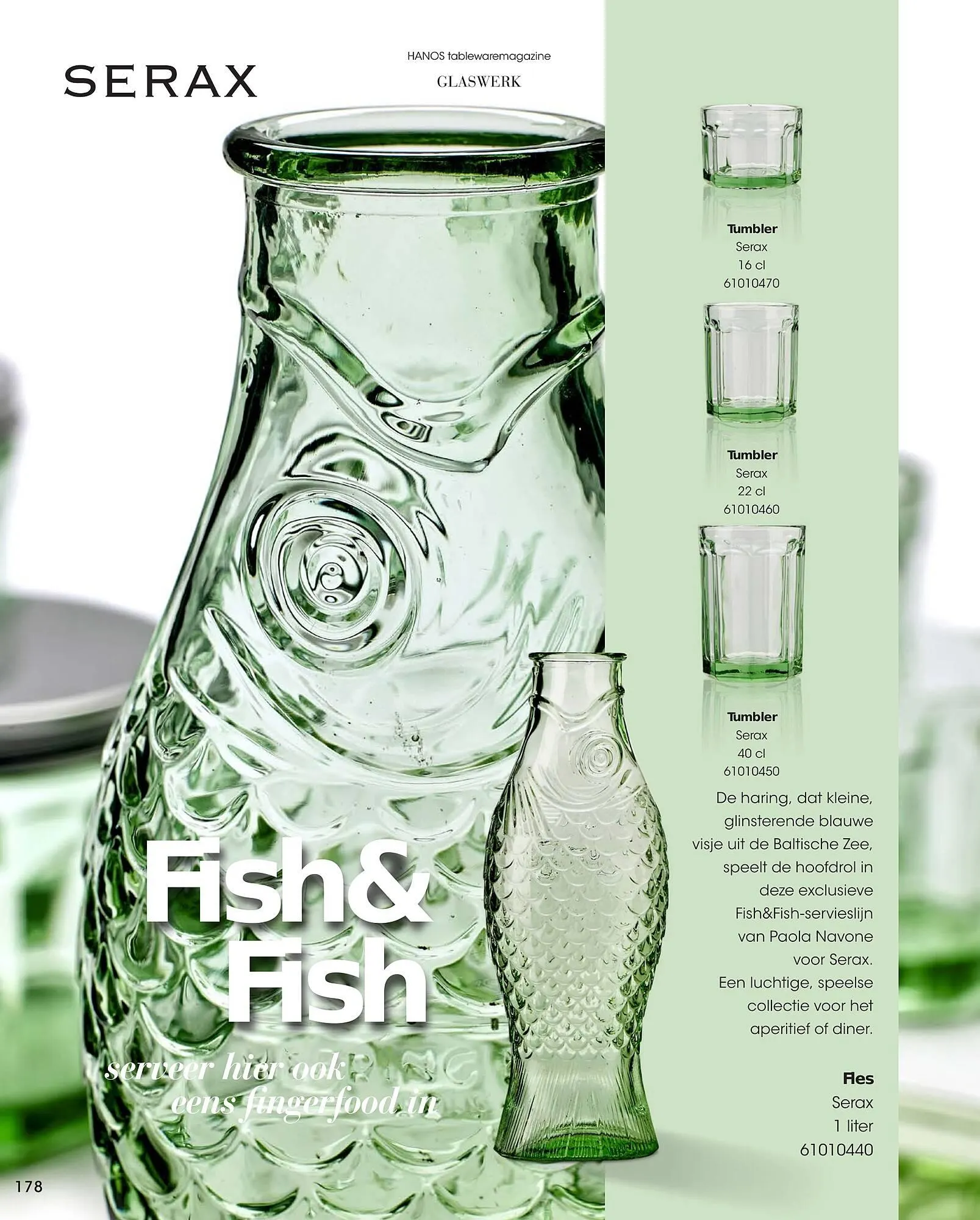 HANOS Tableware Magazine 2023-2024 van 1 januari tot 30 april 2024 - Folder pagina 178