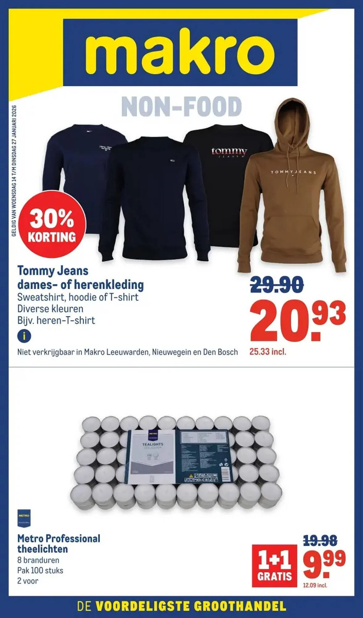 Makro folder van 14 januari tot 27 januari 2026 - Folder pagina 1