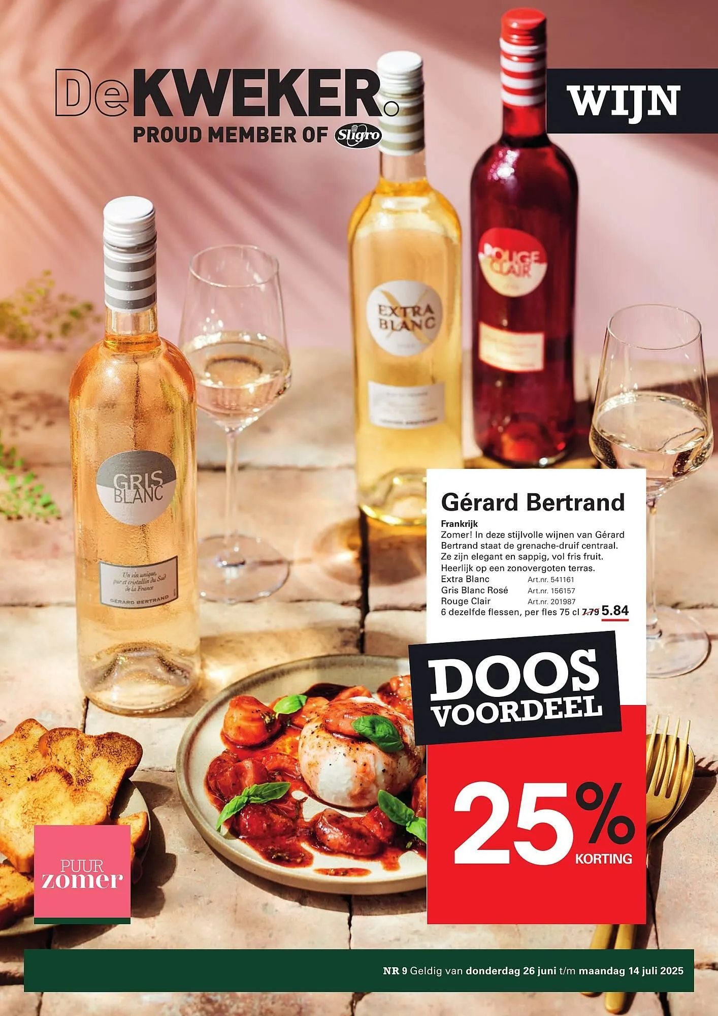 De Kweker folder van 26 juni tot 14 juli 2025 - Folder pagina 1