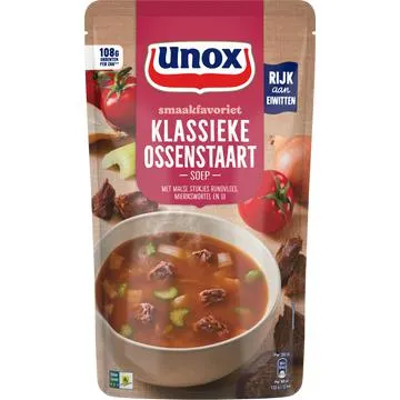 Unox Smaakfavoriet Soep In Zak Klassieke Ossenstaart 570ml