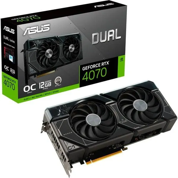 DUAL GeForce RTX 4070 OC grafische kaart