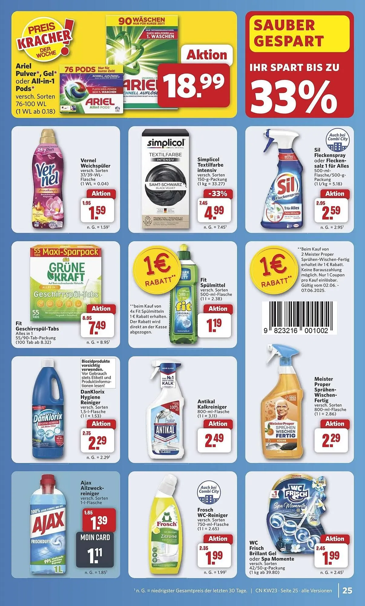 Combi Markt DE folder van 2 juni tot 7 juni 2025 - Folder pagina 33