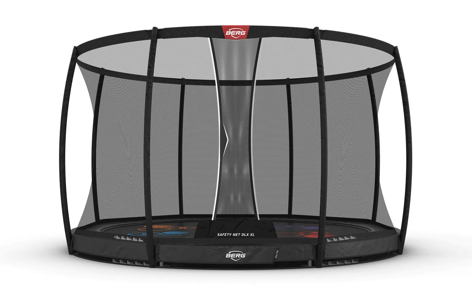 BERG Elite InGround 430 Grey Levels + Safety Net DLX XL