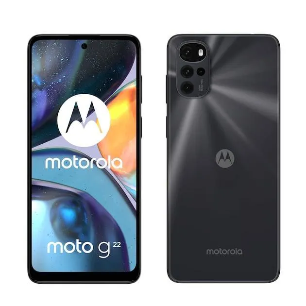 Motorola Moto G22 Zwart