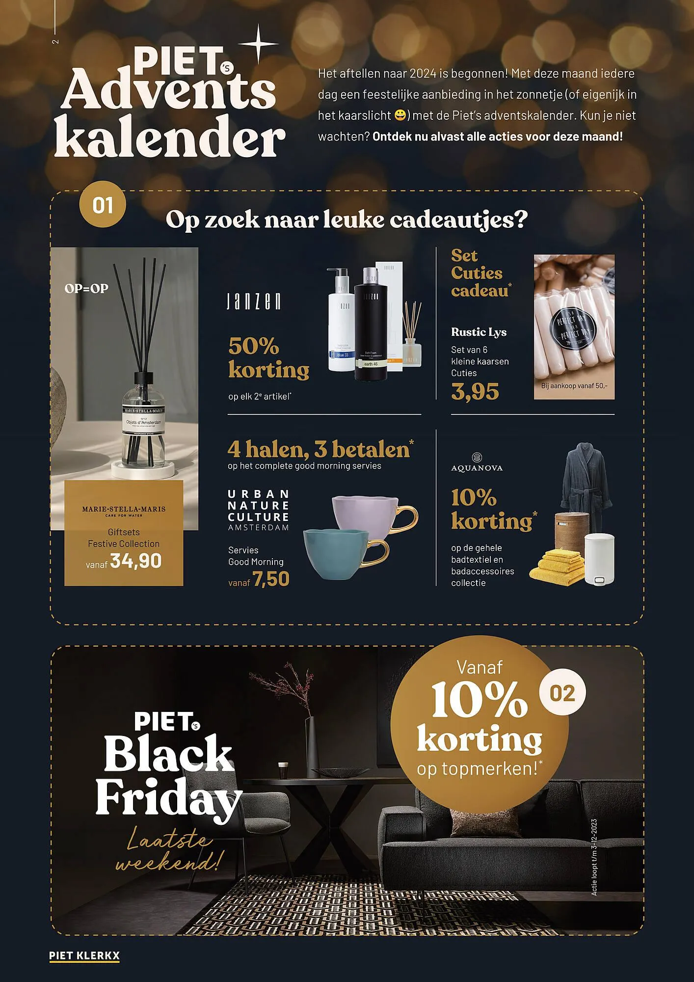 Piet Klerkx folder van 30 november tot 6 december 2023 - Folder pagina 2