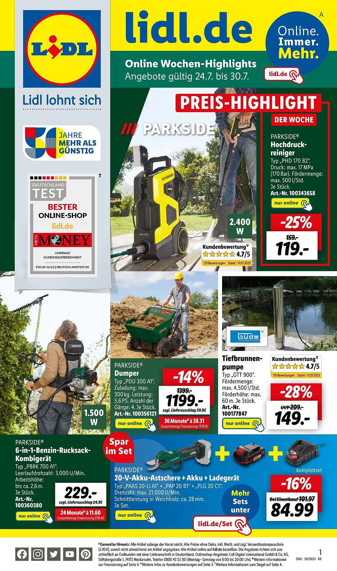 Lidl Duitsland Folder van 20 juli tot 26 juli 2023 - Folder pagina 64