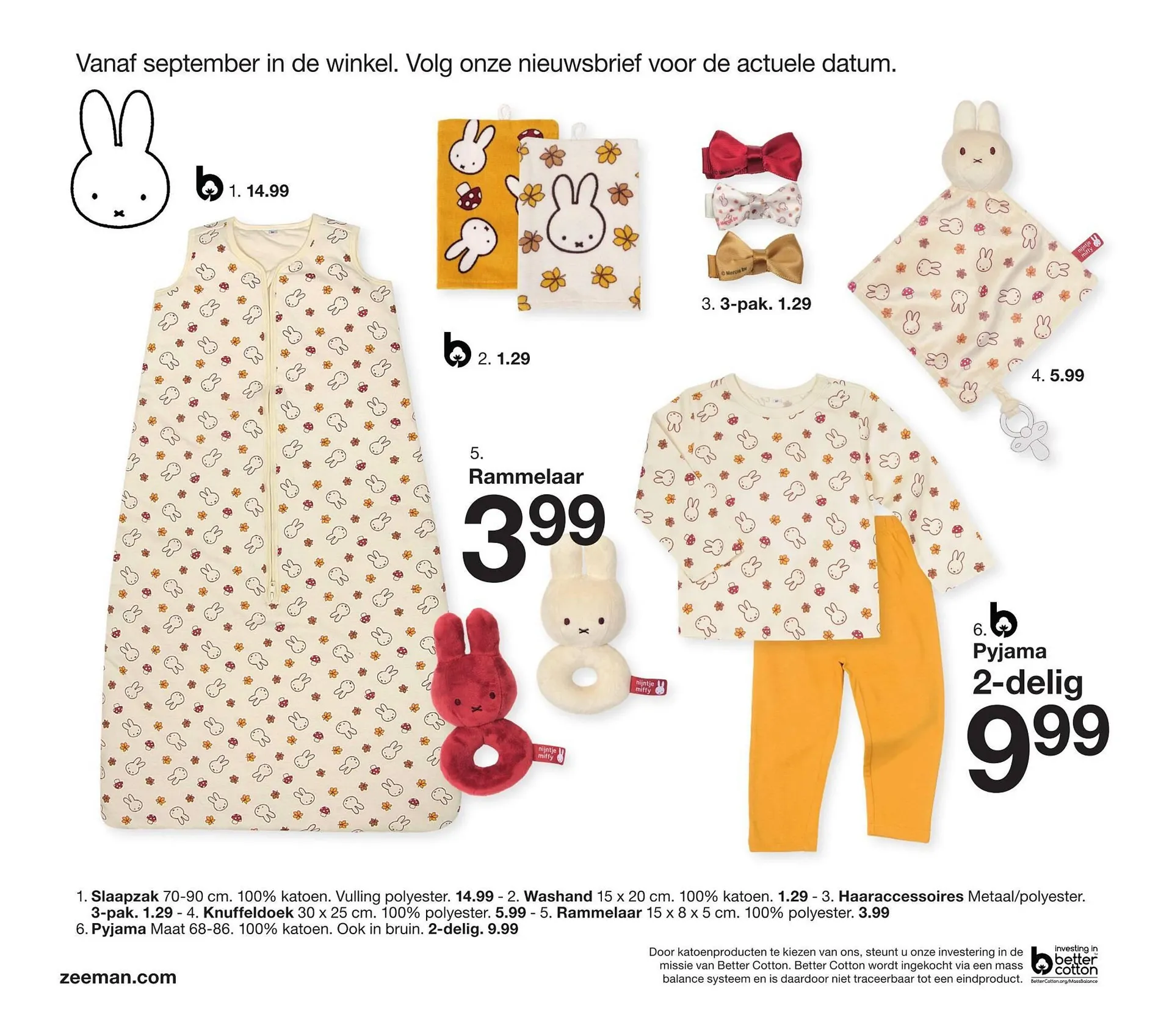 Zeeman baby folder van 29 juli tot 22 december 2024 - Folder pagina 14