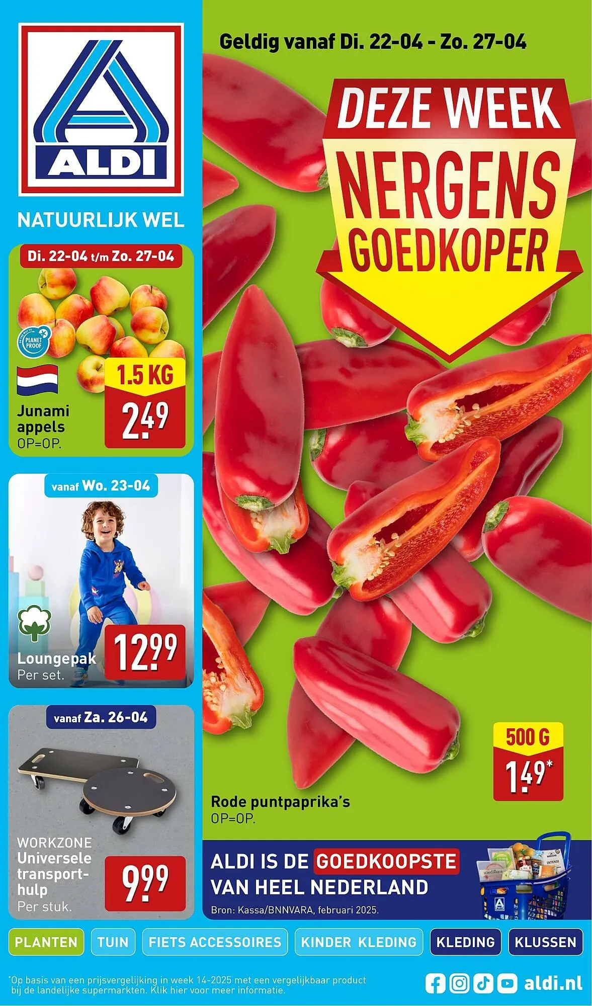 ALDI folder van 22 april tot 27 april 2025 - Folder pagina 1