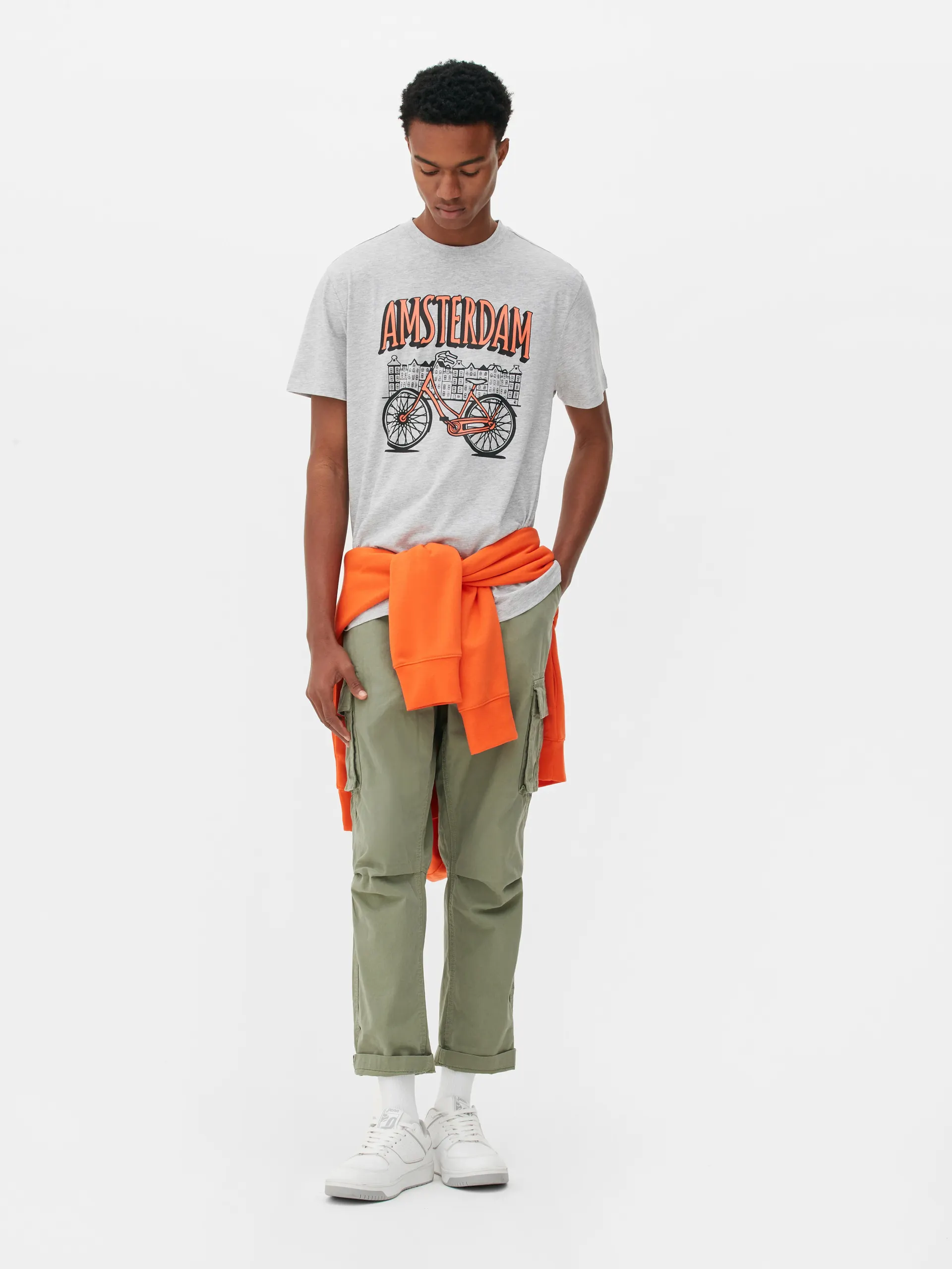 Fiets T-shirt Amsterdam