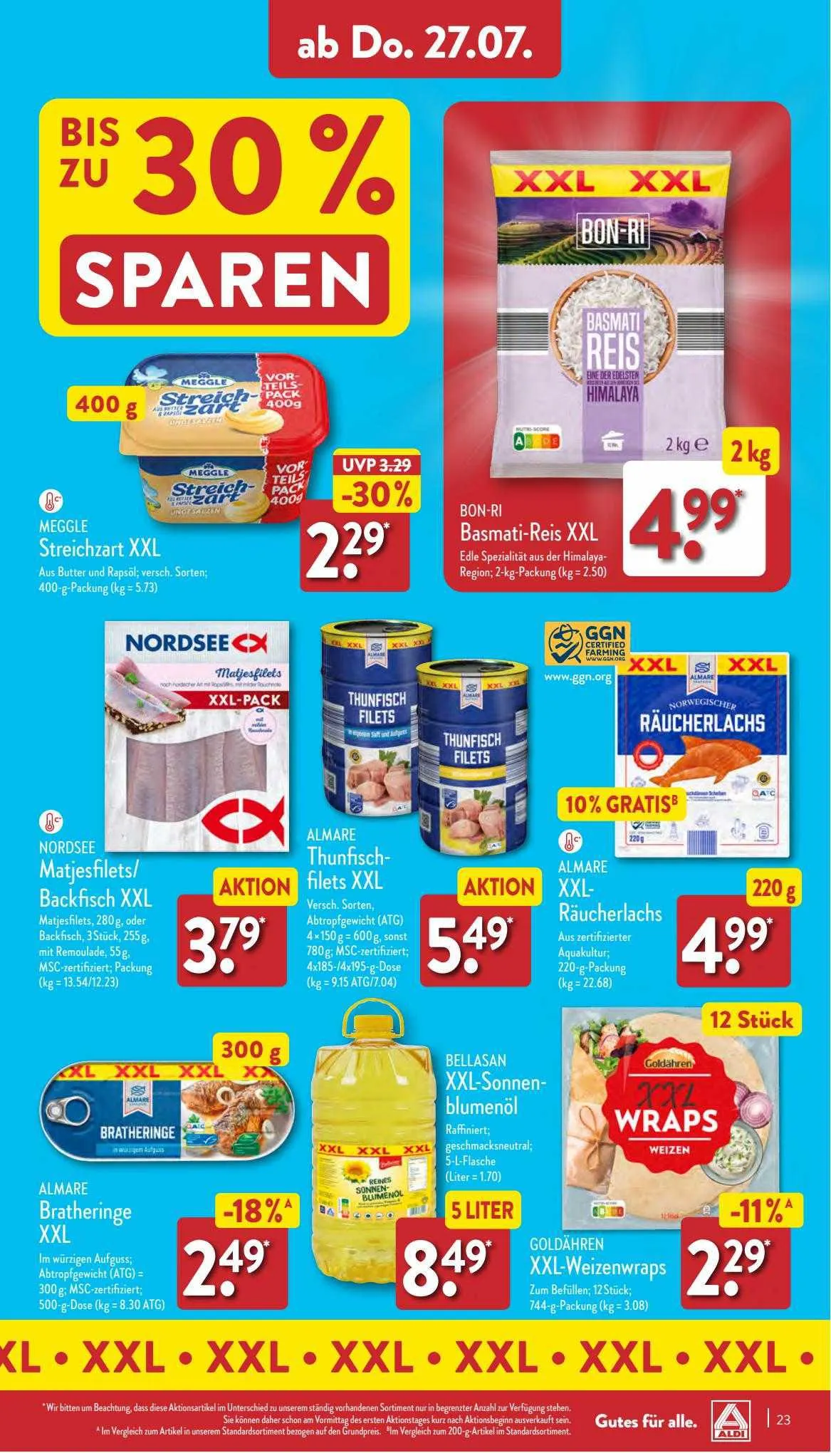 Aldi Duitsland Folder van 20 juli tot 26 juli 2023 - Folder pagina 23
