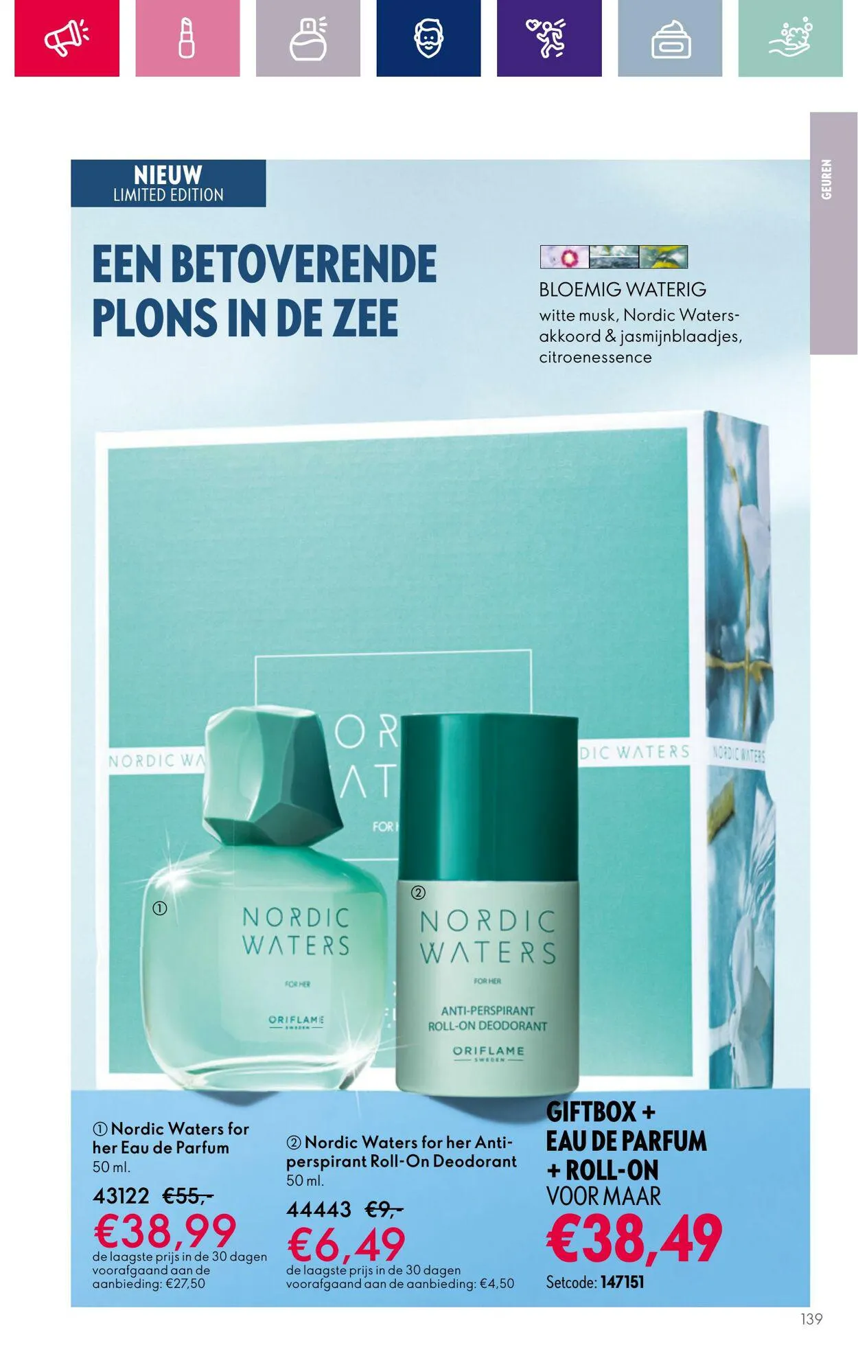 Oriflame Actuele folder van 29 november tot 19 december 2023 - Folder pagina 139