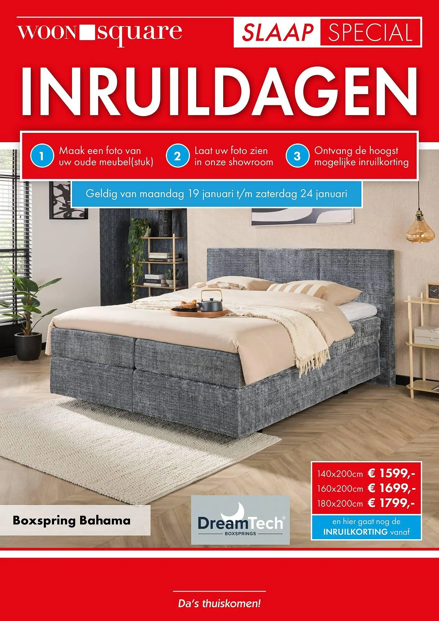 Woonsquare Slaapfolder van 19 januari tot 24 januari 2026 - Folder pagina 1