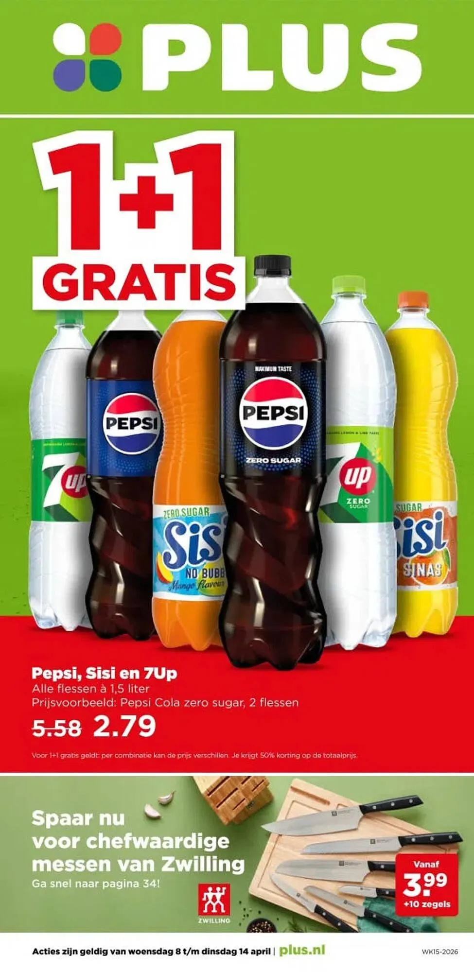 PLUS folder van 8 april tot 14 april 2026 - Folder pagina 1