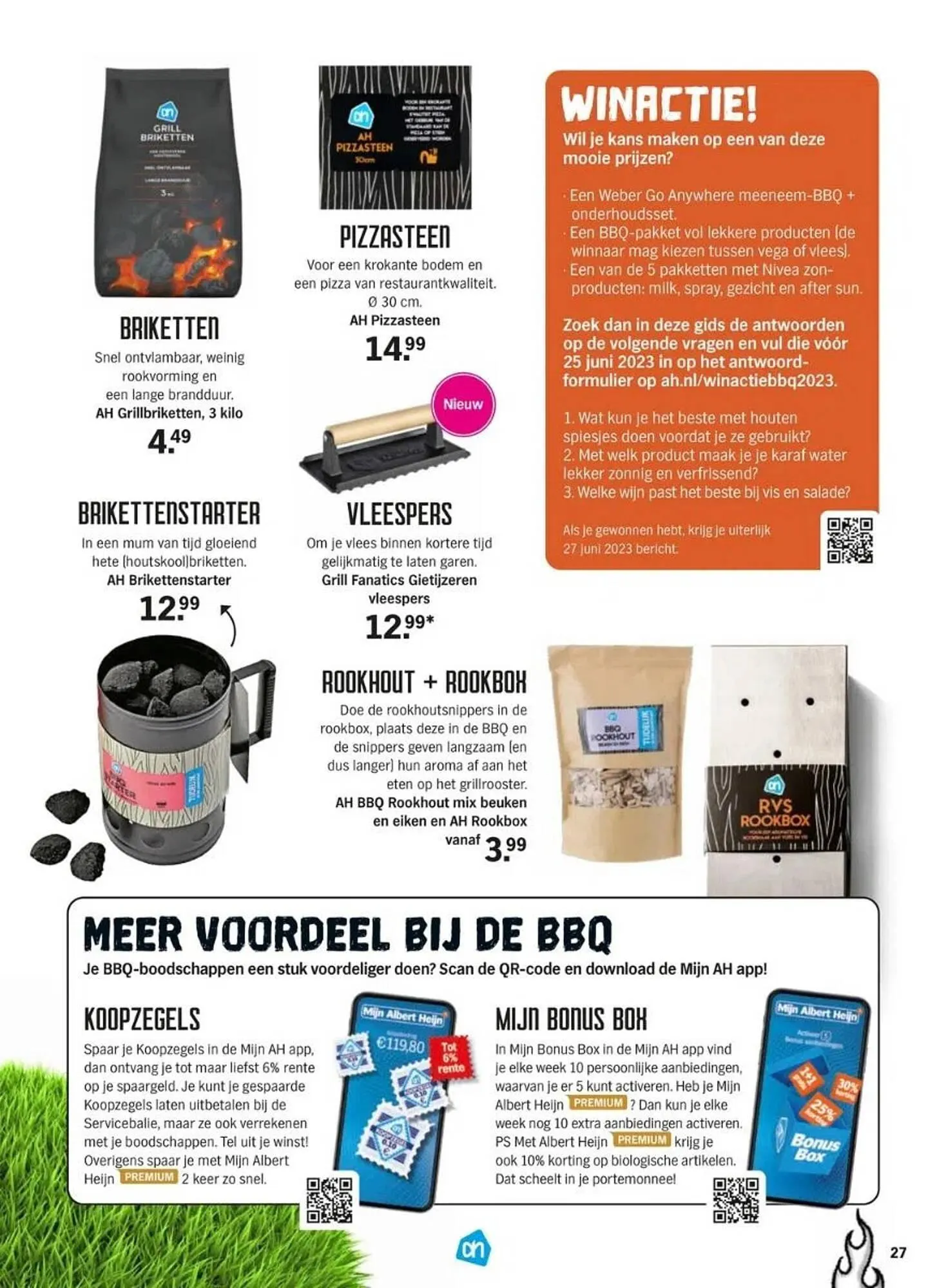 Albert Heijn BBQ folder van 12 mei tot 31 augustus 2023 - Folder pagina 23
