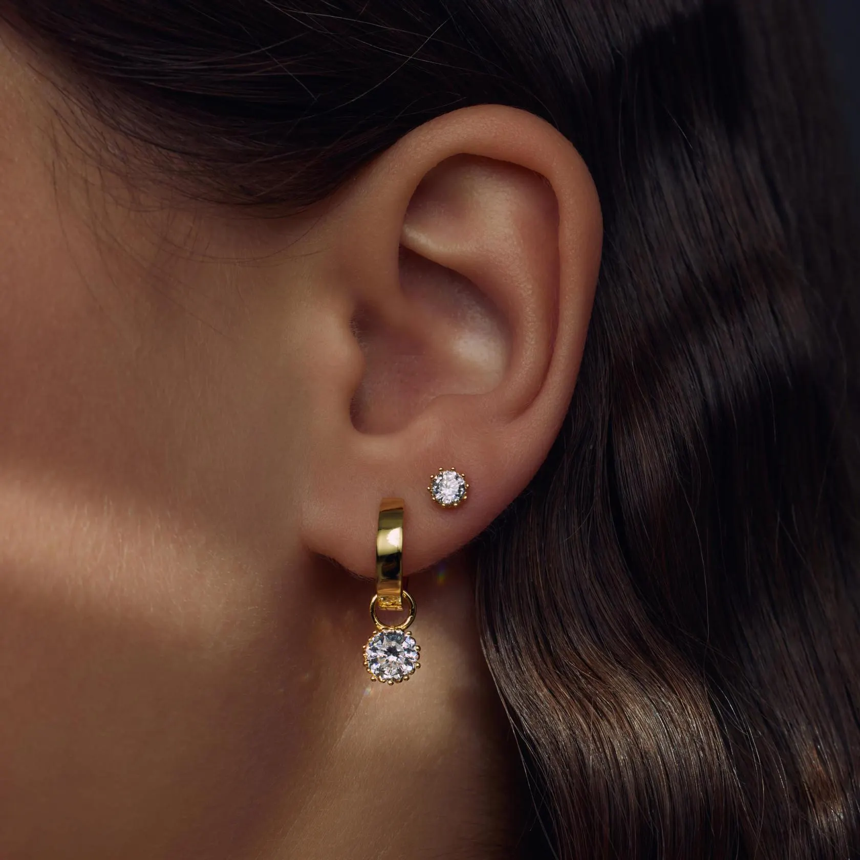 Soprendimi 925 Sterling Zilveren Oorbellen Giftset met 14K Gouden Plating PDM90050