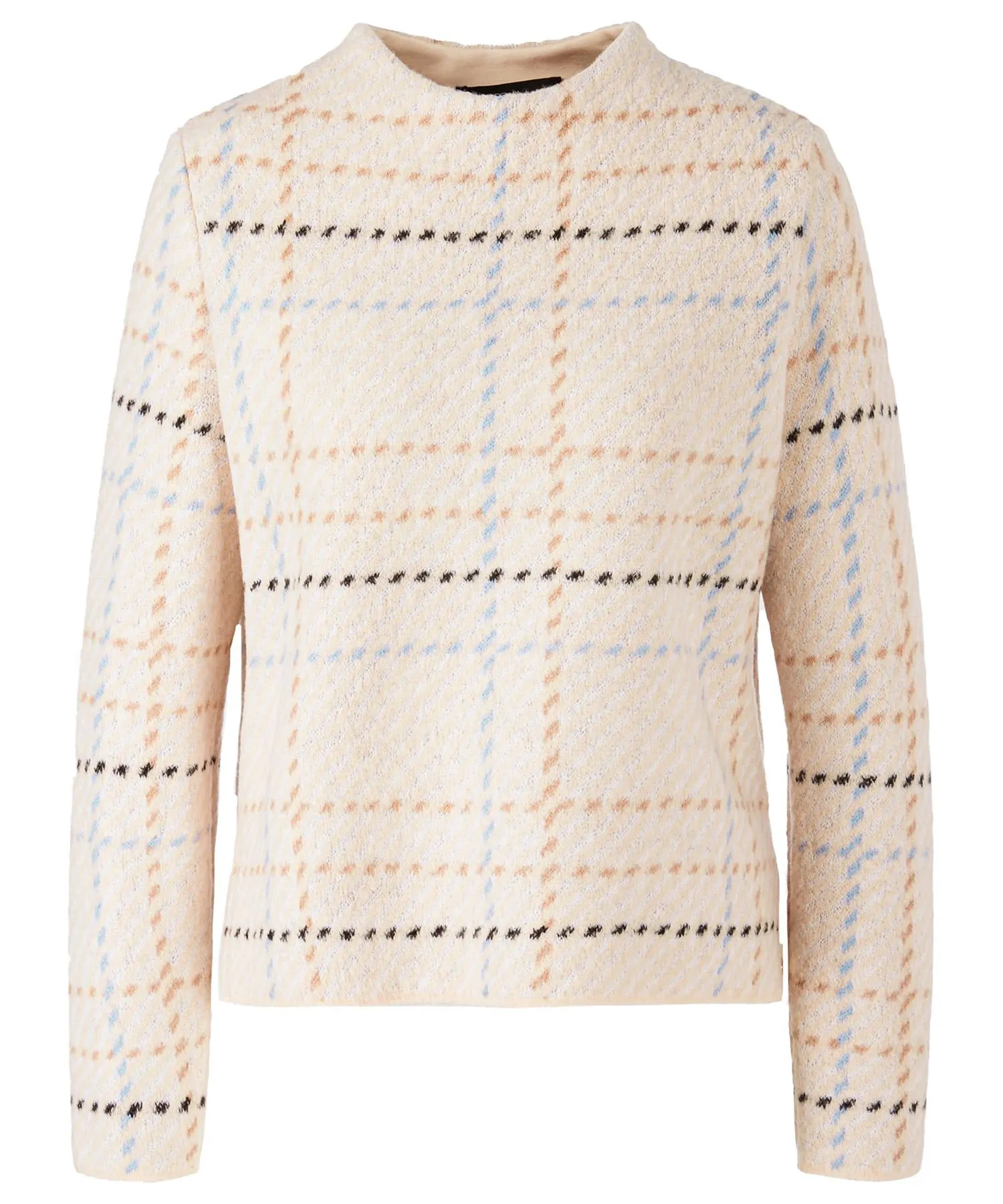 Marc Cain geruite trui wolmix