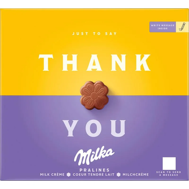 Milka Thank you pralines