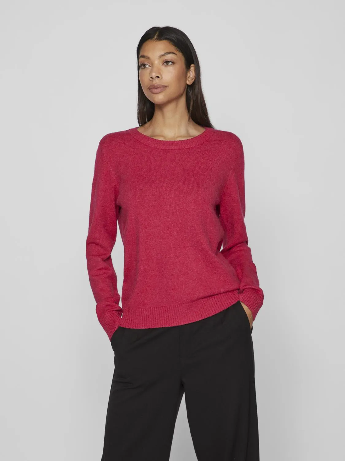 VIRIL Pullover - Cerise